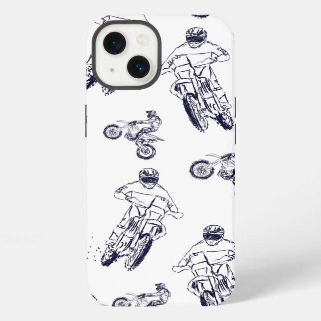 Moto Cross iPhone Case (Back)