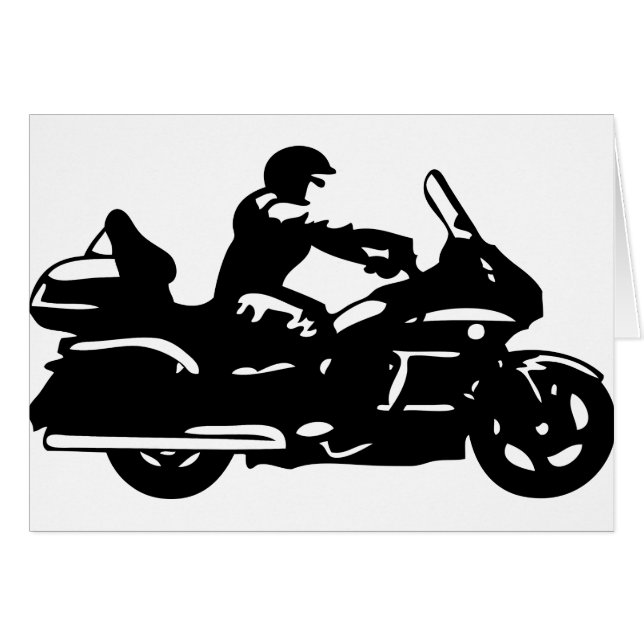 moto de moto de motard goldwing (Devant horizontal)