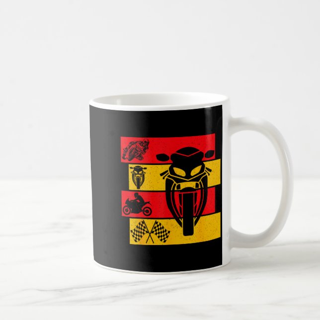 Moto Gp Motorcycle Gp Racing Motorcycles Biker Boy Coffee Mug (Right)
