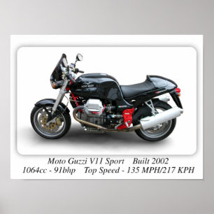 Moto Guzzi V11 Sport - Impression de la taille A3