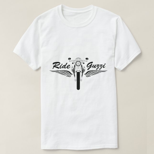 Moto Guzzi V7 Cafe Racer Front   T-Shirt (Design Front)