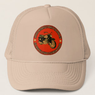 Moto japonaise soutenue du casquette de Soleil