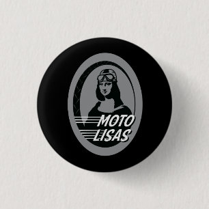 Moto Lisas Button Pin