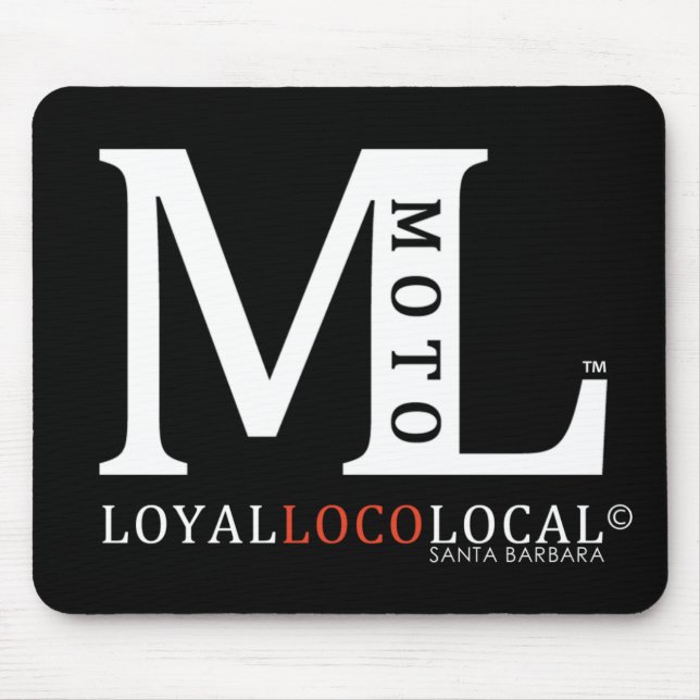 Moto Loco Mouse Pad (Front)