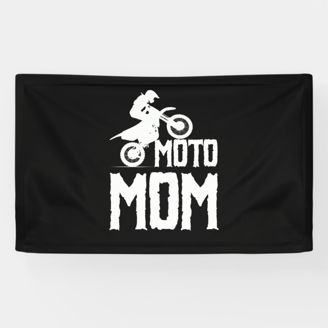 Moto Mom Motorcross Banner (Horizontal)