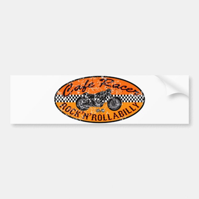 Moto racing addict bumper sticker (Front)