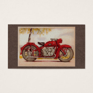 Moto rouge vintage