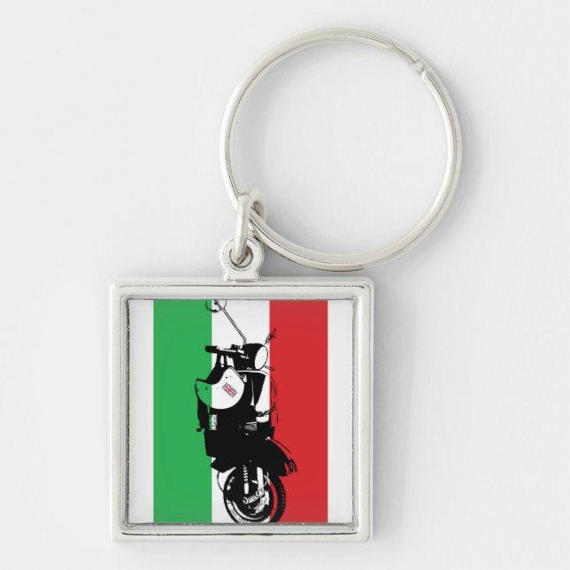 Moto | Scooter Vespa Keychain (Front)