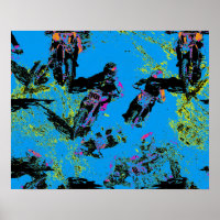 Moto-xing - Motocross Racers Poster