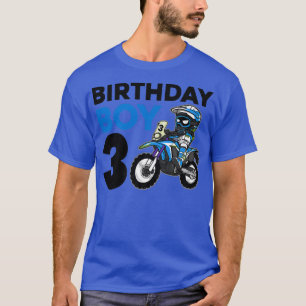 Motocross 3rd Gift 3 Year Old Dirt Bike Birthday P T-Shirt