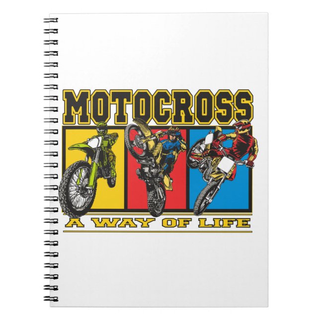 Motocross A Way of Life Notebook (Front)