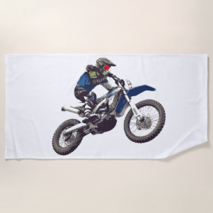 MOTOCROSS beach towel. Beach Towel