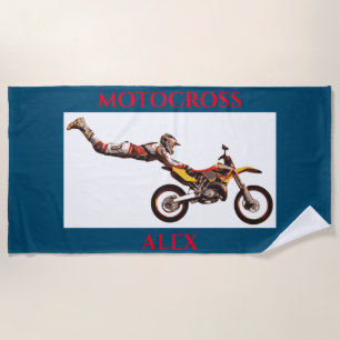 MOTOCROSS beach towel. Towel