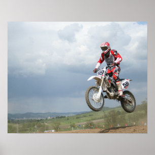 Motocross Bike Poster