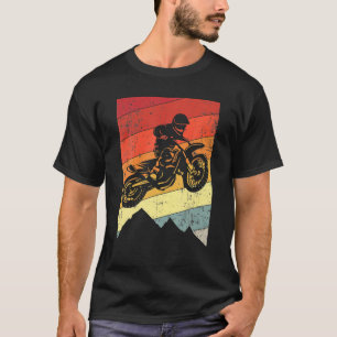 Motocross Bike Vintage Dirtbike Gift Retro Racing T-Shirt