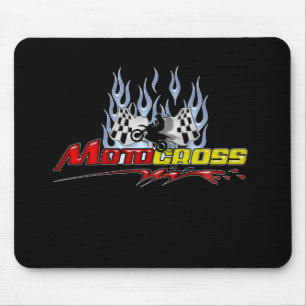 Motocross Black Mouse Pad
