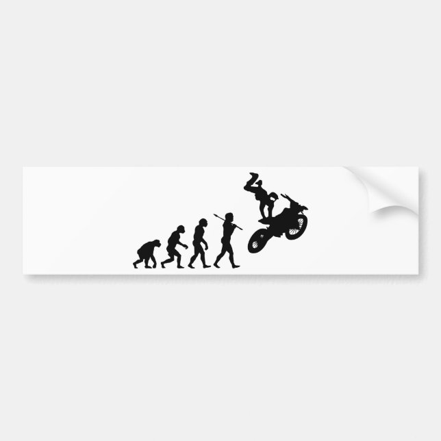 Motocross Bumper Sticker (Front)