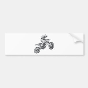 Motocross Bumper Sticker