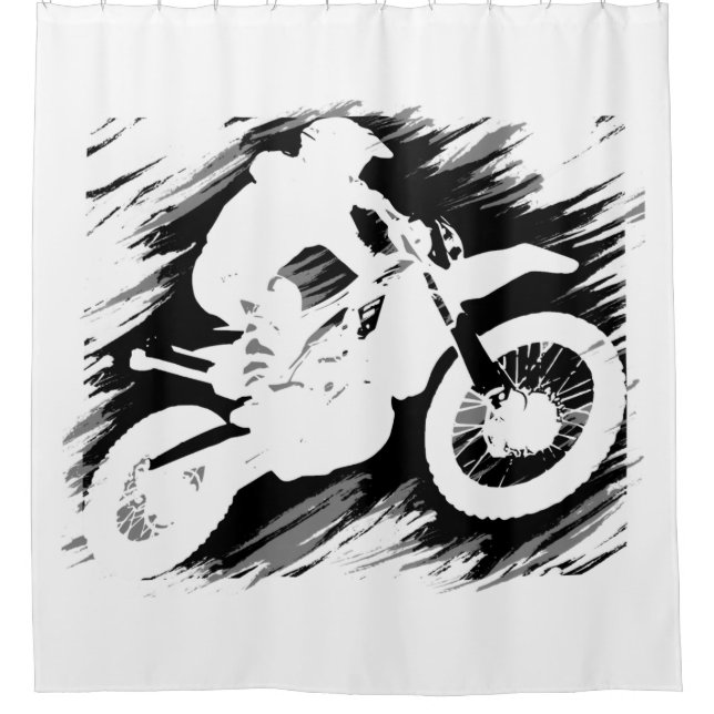 Motocross Competitive Sport Motorcycle Racing (Front)