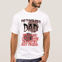 Motocross Dad Dirt Bike T-Shirt