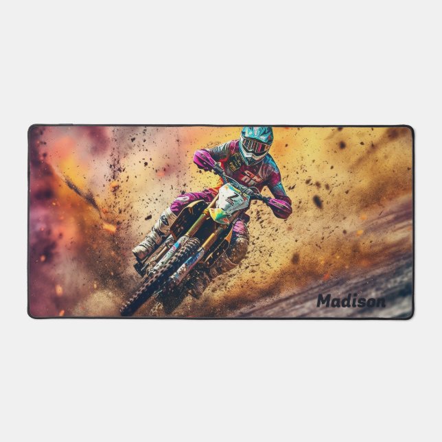 Motocross de nom personnalisé (Recto)