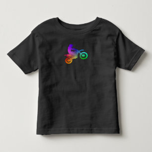 Motocross Dirt Bike Adventure, Multi-Coloured Toddler T-shirt