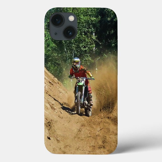 Motocross Dirt-Bike Champion Race Case-Mate iPhone Case (Back)