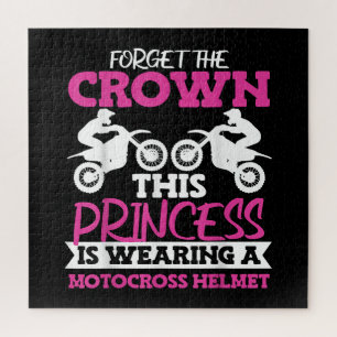 Motocross Dirt Bike Girl Jigsaw Puzzle