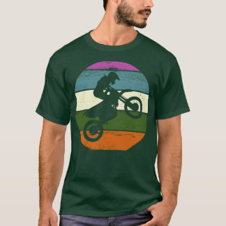 Motocross Dirt Bike Motorbike Sports Retro T-Shirt