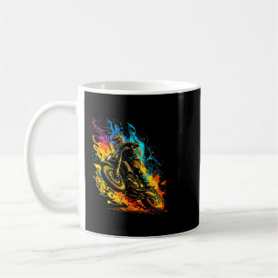 Motocross Dirt Bike Racing Supercross Flying Jump  Coffee Mug