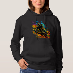 Motocross Dirt Bike Racing Supercross Flying Jump Hoodie