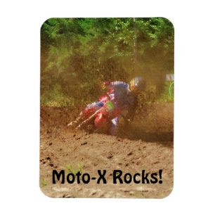 Motocross Dirt-Racer Sports Magnet