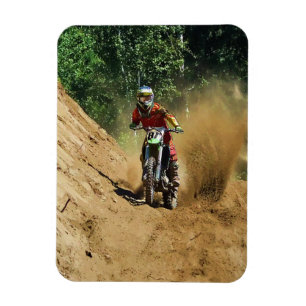 Motocross Dirt-Racer Sports Magnet