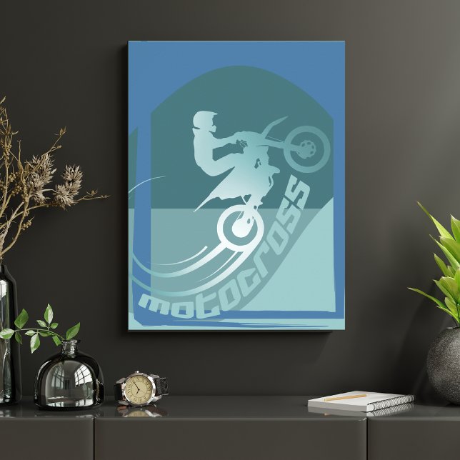 Motocross dirtbike moto déco murale (Créateur téléchargé)