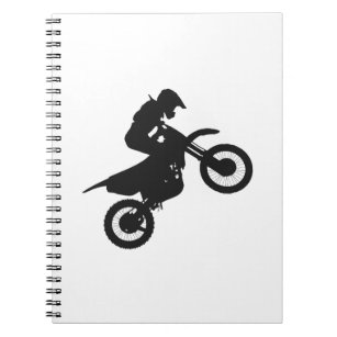 Motocross driver - Choose background color Notebook
