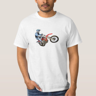 Motocross emballant le T-shirt