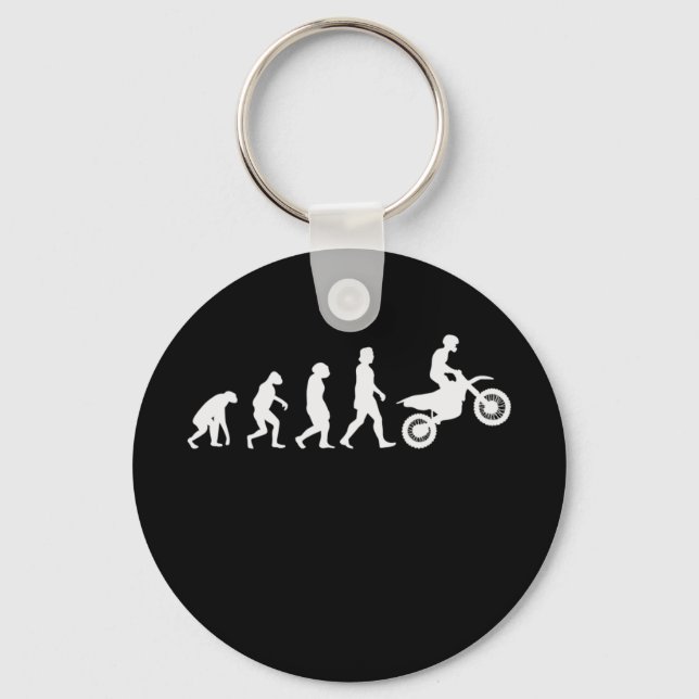 Motocross Evolution Keychain (Front)