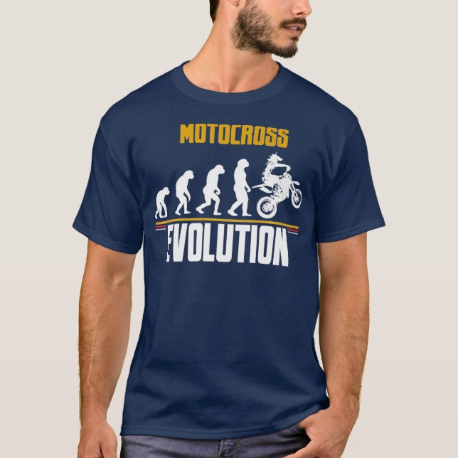 Motocross Evolution Premium T-Shirt (Front)