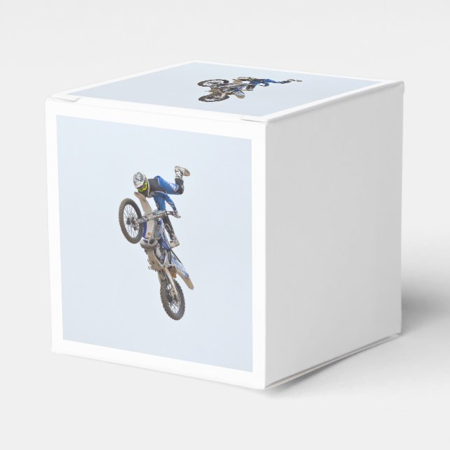 Motocross Extreme Tricks Favor Box (Front Side)