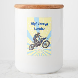 Motocross Food Label