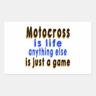 Motocross is life anything else is just a game sticker