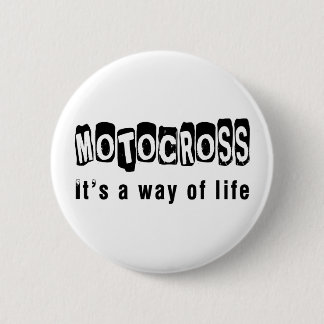 Motocross It's a way of life 2 Inch Round Button