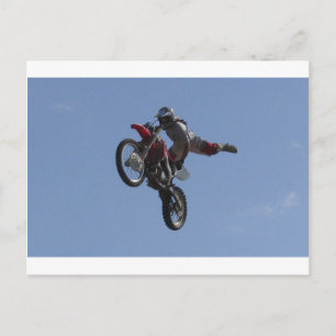 Motocross Jump Postcard