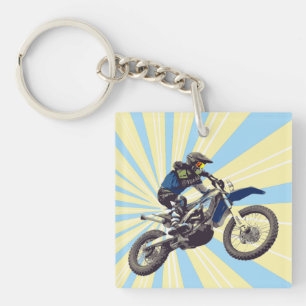 Motocross Keychain