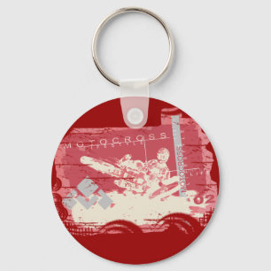 Motocross Lifestyle Tshirts and Gifts Keychain