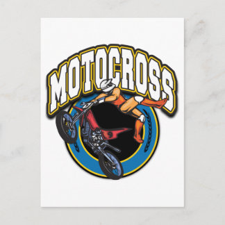 Motocross Logo Postcard