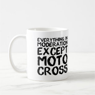 Motocross Modération Funny Dirt Bike Mug Sayons