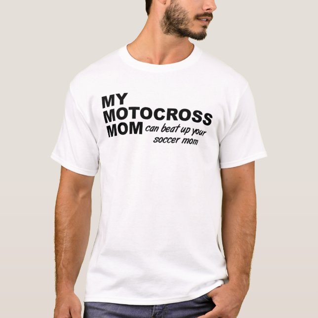 Motocross Mom Funny Tshirt (Devant)