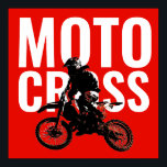 Motocross Motorcycle Sport Pop Art Poster<br><div class="desc">Motocross Pop Art Image</div>