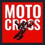 Motocross Motorcycle Sport Pop Art Poster<br><div class="desc">Motocross Pop Art Image</div>
